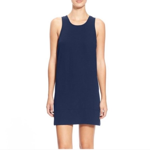 Leith Dresses & Skirts - NWT Leith Blue Racerback Shift  Dress Sz XS